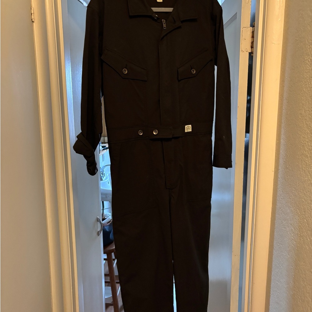Rare Snow Peak Charcoal Gray / Black Nylon Jumpsuit Women’s / Unisex Size Small